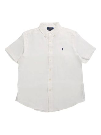 Polo Ralph Lauren button-down short-sleeve shirt - White