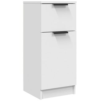 vidaXL Vidaxl - Aparador De Madera Contrachapada Blanco 30x30x70 Cm