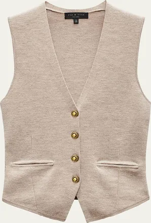 Rag & Bone Ella Wool-Blend Vest