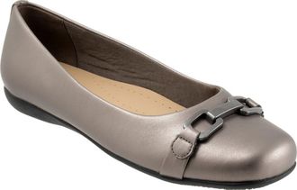 Trotters Sadie Flat in Pewter at Nordstrom, Size 10.5
