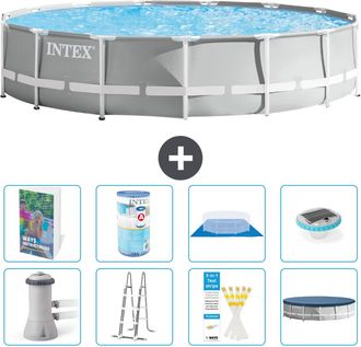 Intex Piscina Prism Frame Redonda - 457x107 Cm - 9-piezas S622