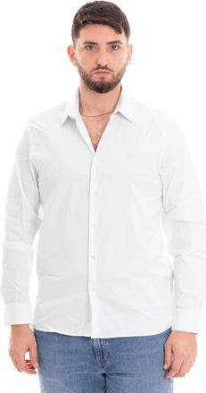 Lacoste Camicia Manica Lunga - Heren - Zakelijke Overhemden - Wit - L - Overhemden