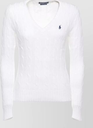 Ralph Lauren cable knit crewneck sweater long sleeves