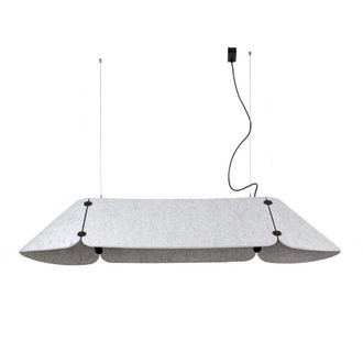 Netlighting Fonovia Integrated LED Straight Bar Pendants Grey 3000K