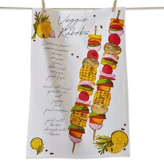 Tag Multicolor Kabob Dishtowel Cotton Kitchen Towels Summer in Multicolored at Nordstrom