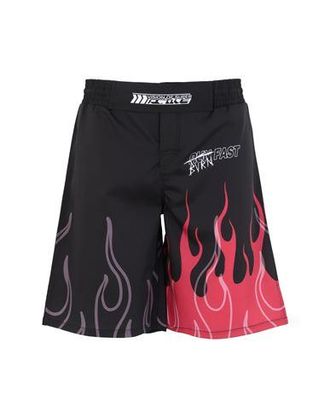 Vision Of Super BLACK PANTS WITH RED FLAME