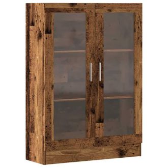 Berkfield Home Book Cabinet Old Wood 82.5x30.5x115 cm Engineered Wood in Brown