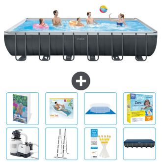 Intex Piscina Ultra Xtr Rectangular - 732x366x132 Cm - 9-piezas S639
