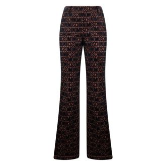 Moschino Elegant Slim Trousers - female - Moschino - Wide Trousers - Multicolor - XL - Trousers