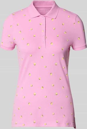 Christian Berg Regular Fit Poloshirt mit Polokragen und Knopfleiste in Rosa, Gr&ouml;&szlig;e XXL