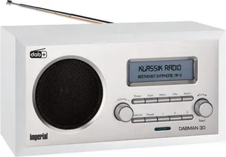 Imperial Dabman 30 Personal Anal&oacute;gico Y Digital Plata, Blanco