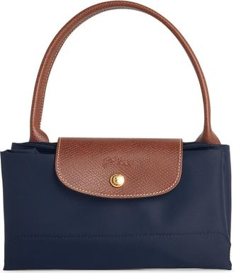Longchamp Borsa Longchamp Con L Le Pliage Original Maniglia In Tela Marina