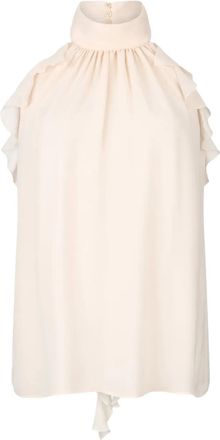 Liu Jo Top con ruches - Bianco