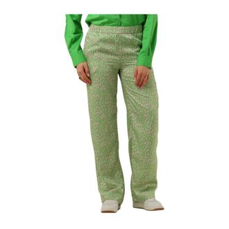 Modstr&ouml;m Clarke Print Broek - Dames - Straight fit broeken - Veelkleurig - S - Polyester - Broeken
