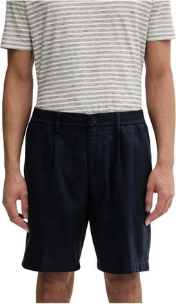 Marc O'Polo Casual Shorts - Heren - Korte Broeken - Blauw - W36 - Katoen - Korte Broeken