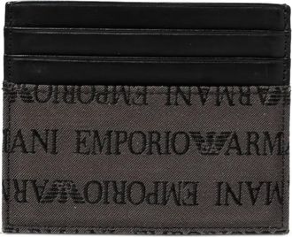 Emporio Armani Pasjeshouder met logoprint - Grijs