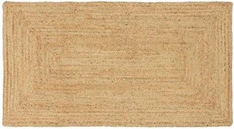 vidaXL Area Rug Beige 100 x 200 cm Jute vidaXL