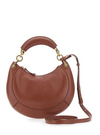 Chlo&eacute; Womens Handbag Banana Brown Leather Lambskin Handbags Hand Bags
