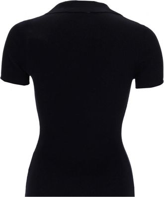 Max Mara Virgin Wool Collared Shirt - Blue