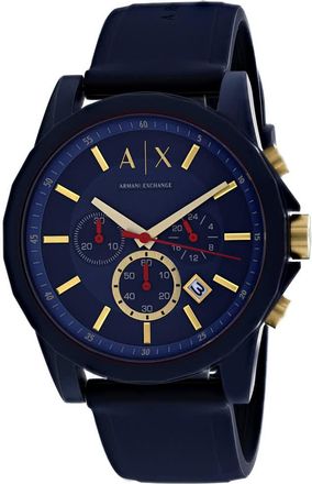 A|X Armani Exchange Mens Blue dial Watch