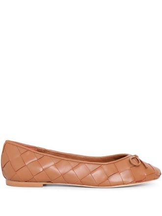 Sarah Chofakian Jack ballet flats - women - Leather - 39 - Brown