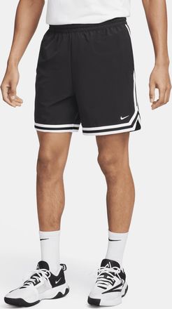 Nike Mens DNA Dri-FIT 6 UV Woven Basketball Shorts in Black | FN2659-010
