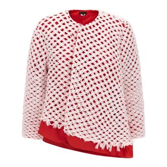 Comme Des Gar&ccedil;ons Asymmetric Satin Blazer - female - Comme des Gar&ccedil;ons - Blazers - Multicolor - S - Jackets