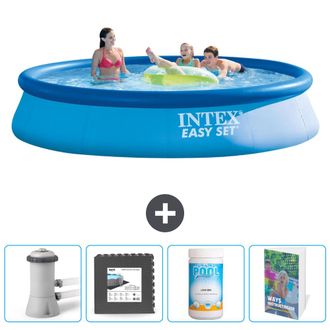 Intex Piscina Easy Set Redonda - 396x84 Cm - 7-piezas Scb125