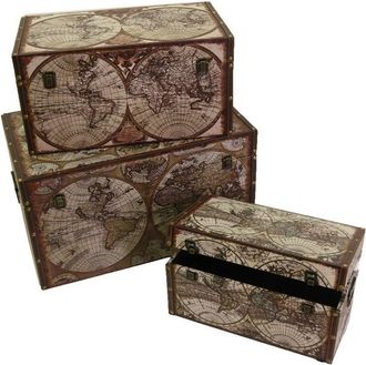 Vacchetti Vacchetti - Ba&uacute;l Ecopiel 1-3 Globo Rectangular Cm59x36h33