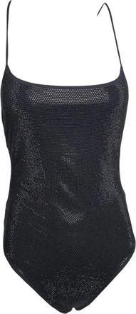 MC2 Saint Barth Tops, Dames, Zwart, L, Polyester, Cecille Badpak