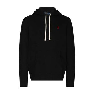 Polo Ralph Lauren Hoodies, male, Black, M, Embroidered Logo Hoodie