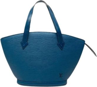 Louis Vuitton Pre-owned Saint Jacques - Dames - Vintage Handtas - Blauw - ONE Size - Leer - Vintage