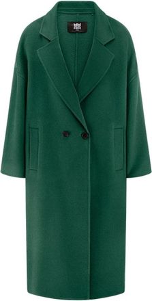 Riani Recht Gesneden Jas - Dames - Mantel - Groen - L - Wol - Jassen