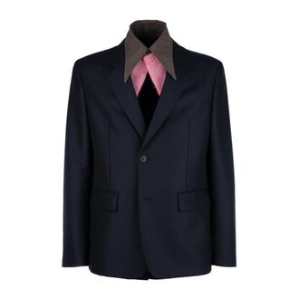 Prada Formal Blazers - male - Prada - Blazers - Blue - L - Suits