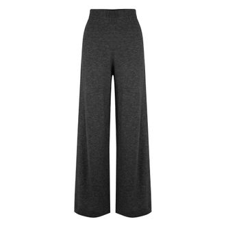 Bomboogie Palazzo Broek - Dames - Broeken - Zwart - Maat: L Wol