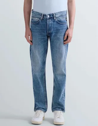 Replay Mens Replay Grover Straight Fit Jeans - Light Wash 0C2.009 - Blue - Size: 32/30