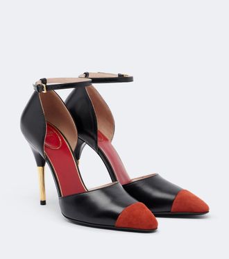 Valentino Garavani Salones Sinead de piel con ante