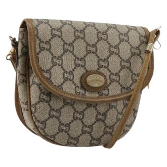 Gucci Pre-owned Cross Body Bags, female, Beige, Size: ONE SIZE Pre-owned Vintage Shoulder Bag