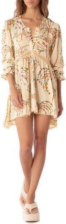 Maaji Boho Cover-Up Dress in Open White at Nordstrom Rack, Size Large