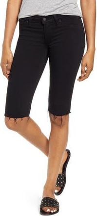 Hudson Amelia Cutoff Knee Shorts in Black at Nordstrom Rack, Size 26