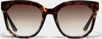 Simons Womens Georgina square sunglasses