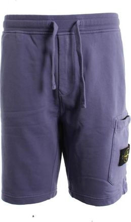 Stone Island Casual Shorts - Heren - Korte Broeken - Paars - L - Katoen - Korte Broeken