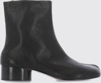 Maison Margiela Stivaletti Tabi in pelle ovina con punta divisa e tacco cilindrico