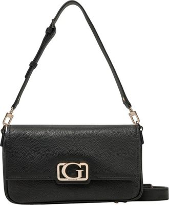 Guess Circe Flap Schoudertas - Dames - Schoudertassen - Zwart - ONE Size - Tassen