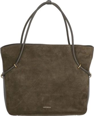 Coccinelle Lizzie Schoudertas - Dames - Tassen - Bruin - Maat: ONE Size Zijde