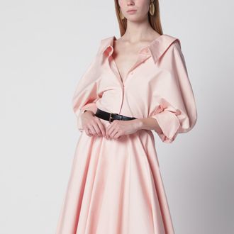 Givenchy Pink cut-out poplin shirt