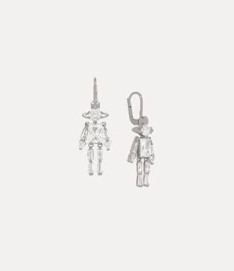 Vivienne Westwood Issa Earrings Silver Cubic Zirconia Women