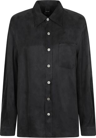 Pinko Careser Long Sleeve Shirt - Dames - Overhemden - Zwart - S - Overhemden