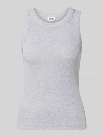 Drykorn Tanktop in Ripp-Optik Modell OLINA in Hellgrau, Gr&ouml;&szlig;e XL