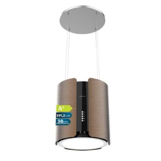 Cecotec Cecotec Campana Extractora De Isla Redonda 38cm Bolero Flux Cre 385500 Cobre A+. Motor Dc, Bajo Consumo, Acabado En Cobre